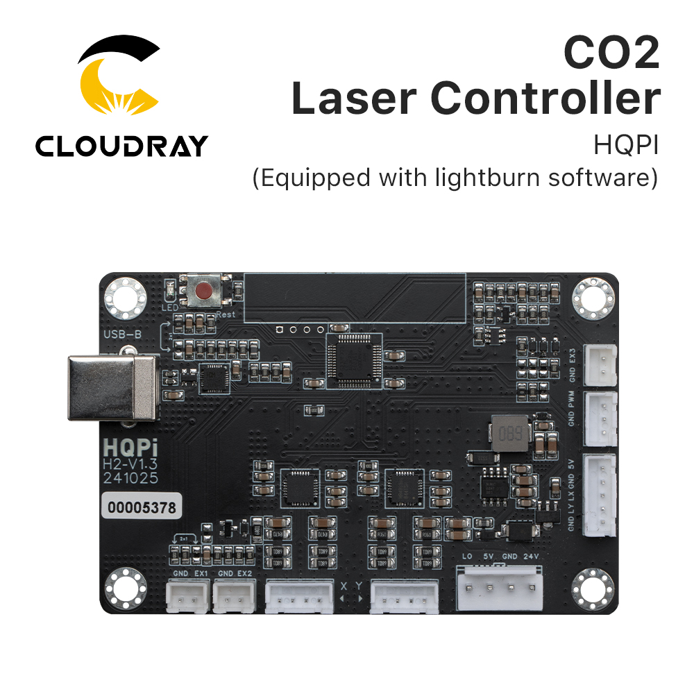 Industrial Handheld Laser Engraver - Cloudray-高精度CO2レーザーコントローラー,木材およびアクリルの切断,彫刻および彫刻機用