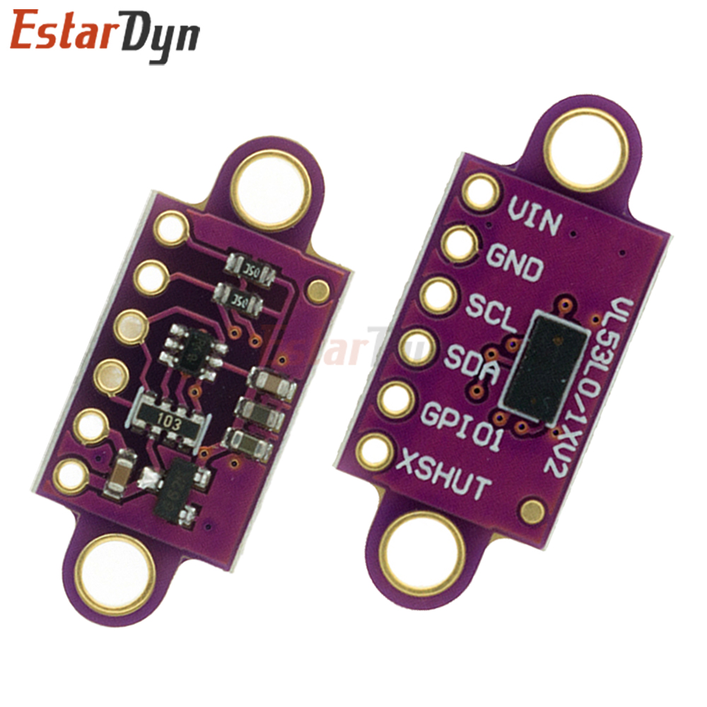Industrial Laser Sensor - Estardyn VL53L0X 飛行時間型レーザー測距センサー、GY-VL53L0XV2 ToF 距離モジュール 940nm