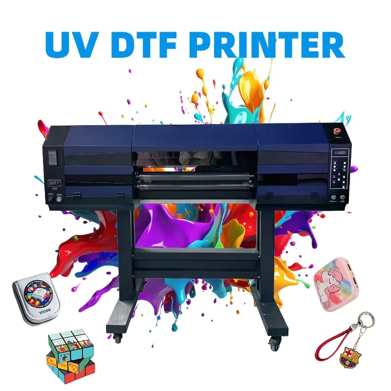 Industrial Laser Label Printer - 新型A3デスクトップUV DTFプリンター 30cm クリスタルラベル UVインク 1年間保証