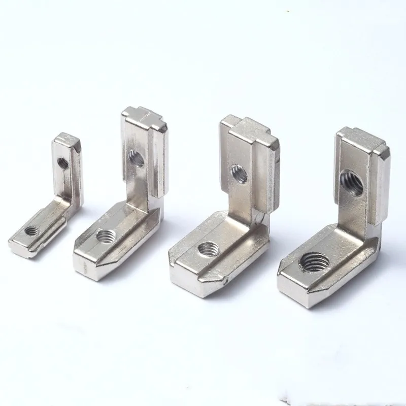 Aluminum T-Slot Profile - 10 個 T スロット L 型アルミプロファイルインテリアコーナーコネクタジョイントブラケット