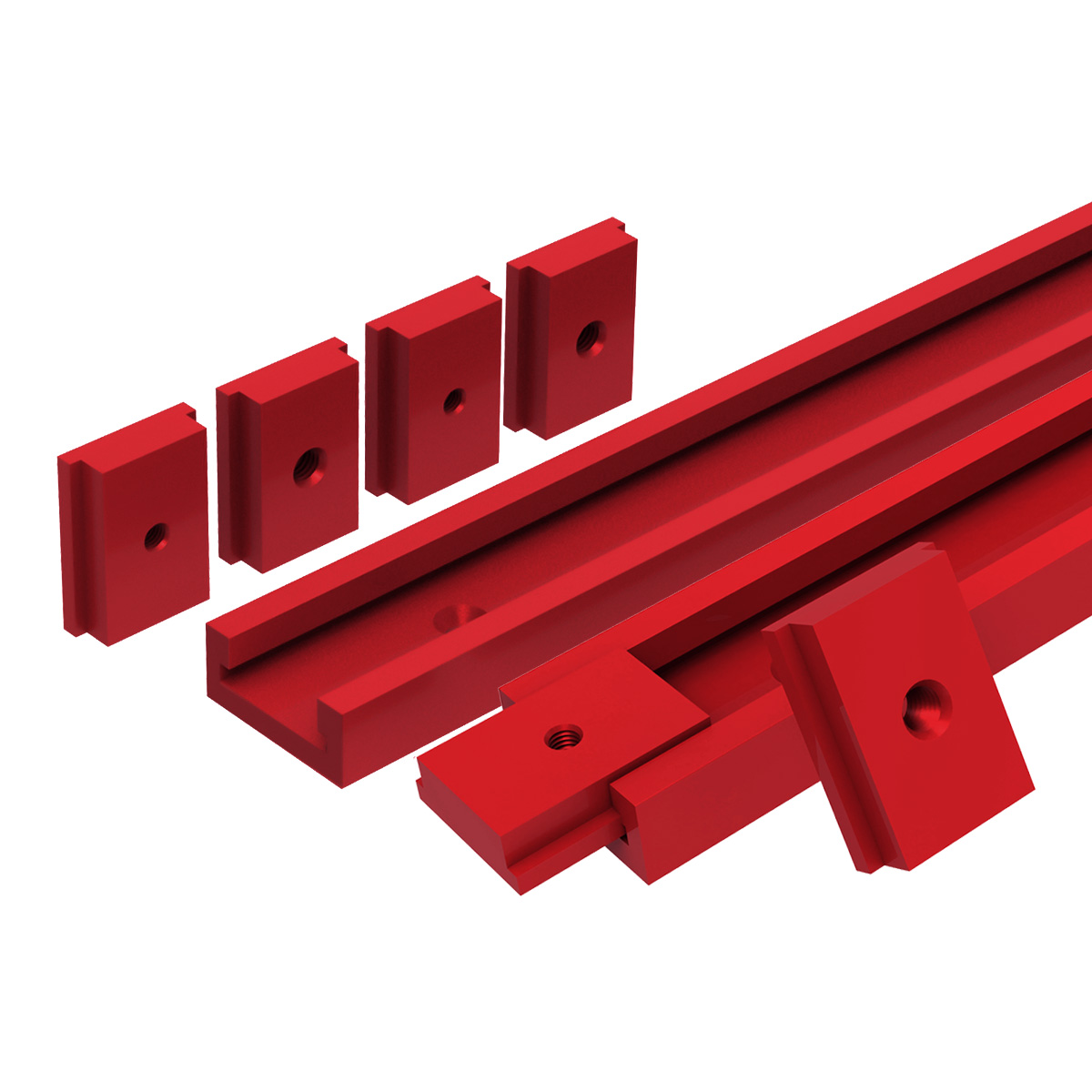 Aluminum T-Slot Profile - 木工ミットスロット付きアルミニウムTスライダー,測定ガイド,chuteワークベンチ,ソールーターテーブルツール,t30,50cm