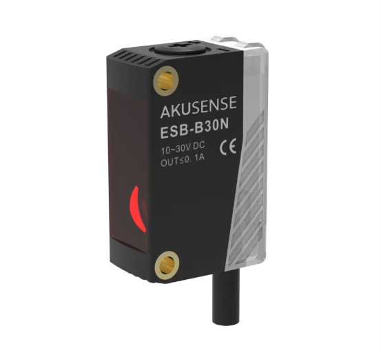 Industrial Laser Sensor - アクセンス ESBシリーズ 30cm反射型近接光学センサー 産業用レーザーセンサー 背景抑制型光電センサー