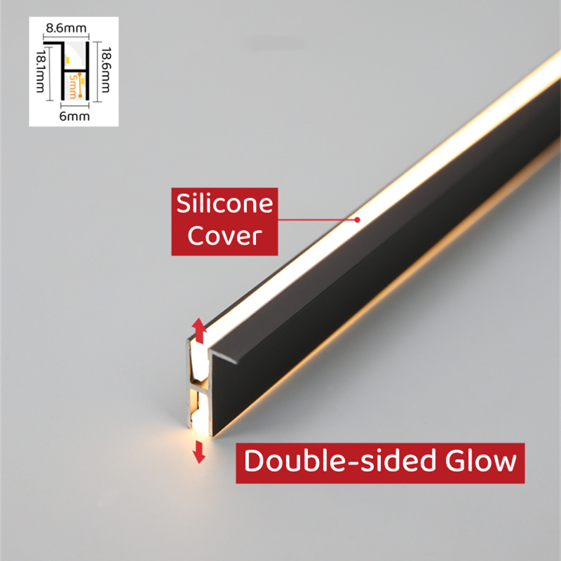 クローゼット,ワイン,本棚,バー用の超薄型アルミニウムLED - Aluminum T-Slot Profile のレビューと価格