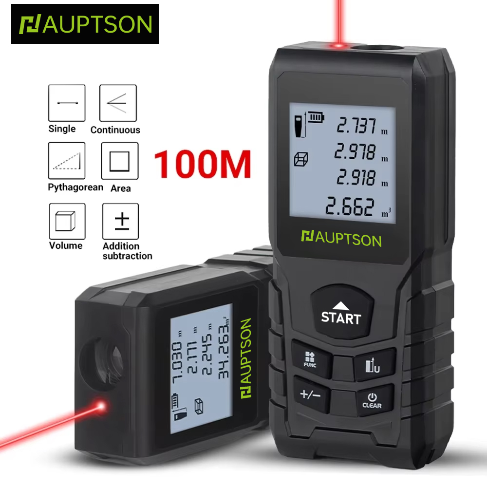 HAUPTSON 70/100 メートルレーザー距離計距離計 - Industrial Laser Rangefinder のレビューと価格
