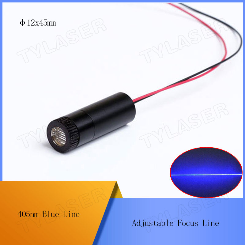 D12X45mm フォーカス調整可能 405nm ブルーライ - Industrial Laser Line Generator のレビューと価格