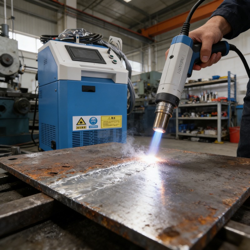 ハンドヘルド工業用レーザー洗浄機 3-in-1 ファイバーレ - Industrial Handheld Laser Welder のレビューと価格