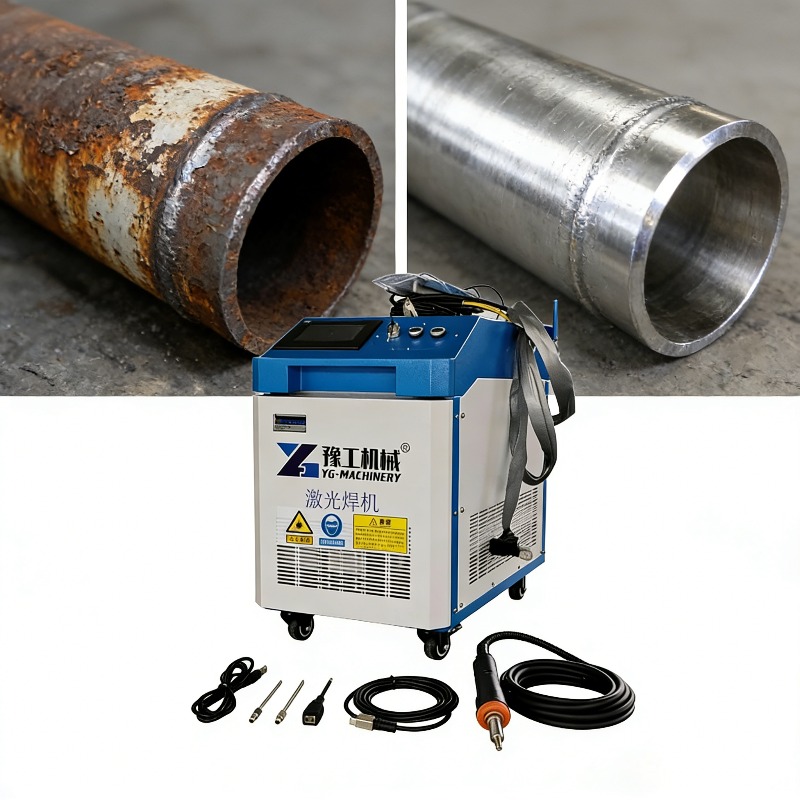 ハンドヘルド工業用レーザー洗浄機 3-in-1 ファイバーレ - Industrial Handheld Laser Welder のレビューと価格