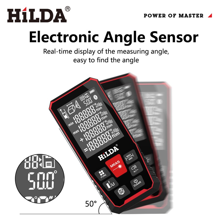 Hildaレーザー距離50m/100m/120mレンジファイ - Industrial Laser Rangefinder のレビューと価格