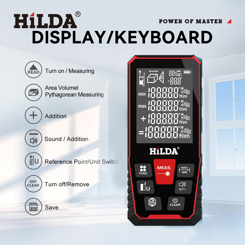 Hildaレーザー距離50m/100m/120mレンジファイ - Industrial Laser Rangefinder のレビューと価格