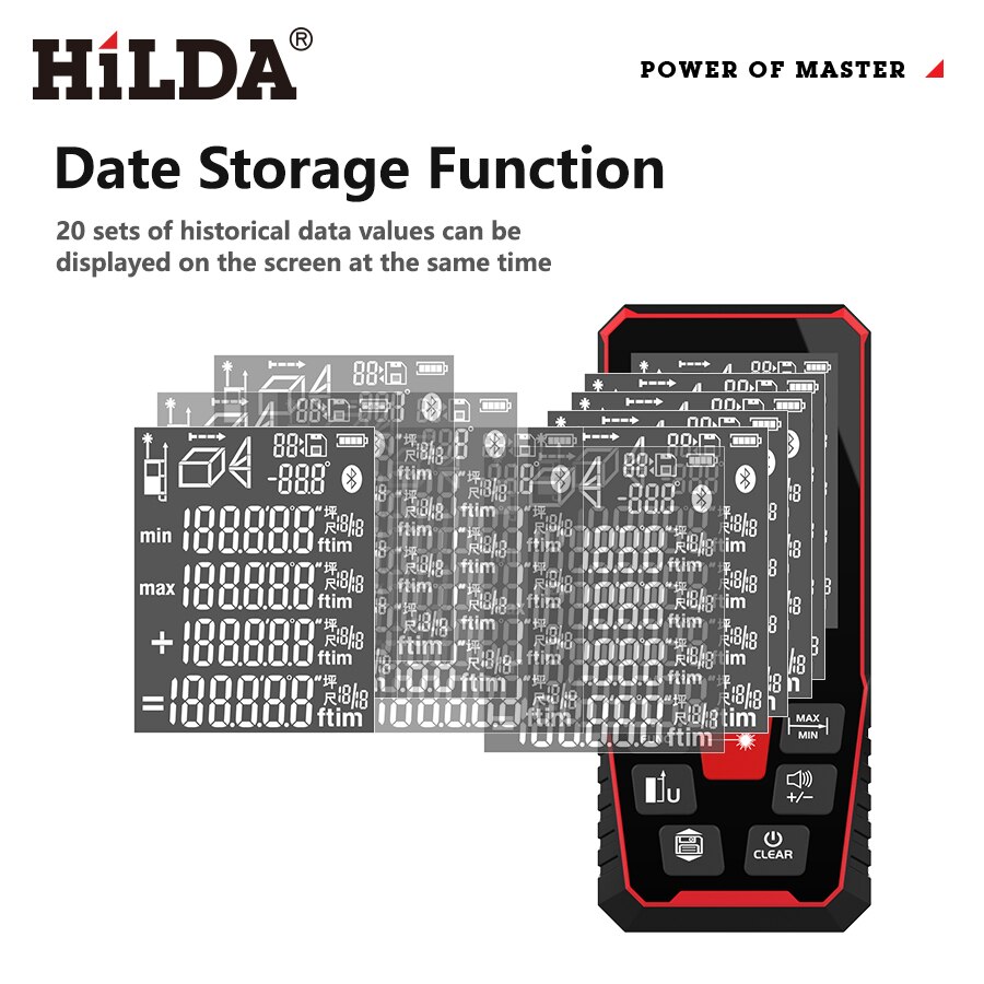Hildaレーザー距離50m/100m/120mレンジファイ - Industrial Laser Rangefinder のレビューと価格