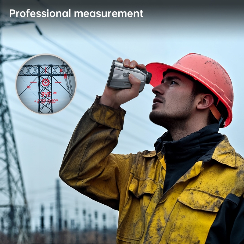 長距離レーザー距離計 OLED 赤と黒 2000ヤード 6倍 - Industrial Laser Rangefinder のレビューと価格