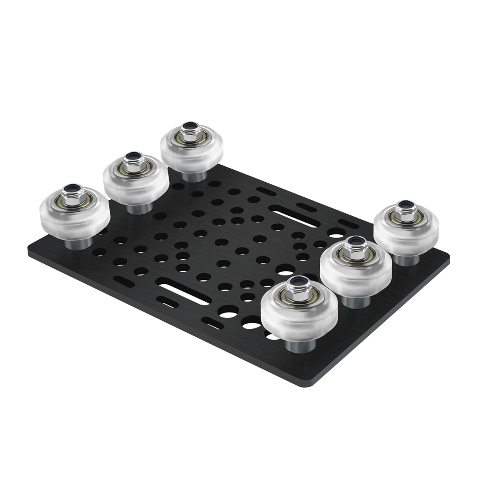 3Dプリンター部品用ホイール付きVスロットガントリーセット、 - Aluminum T-Slot Profile のレビューと価格