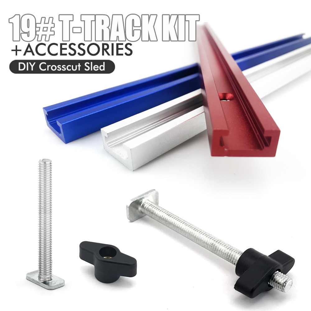 木工19 #   Tトラックキットとアクセサリー アルミ製T - Aluminum T-Slot Profile のレビューと価格