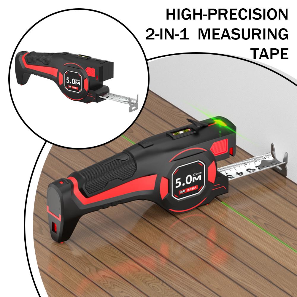 2 in 1レーザー距離計スチールテープ高精度デジタル電子機 - Industrial Laser Sensor のレビューと価格