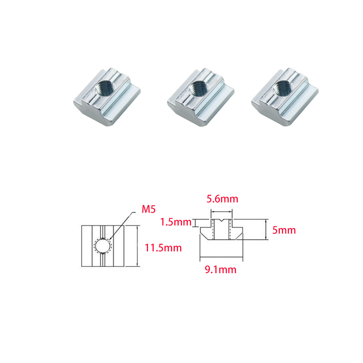 100 個 2020 アルミプロファイルコネクタセット 20 - Aluminum T-Slot Profile のレビューと価格