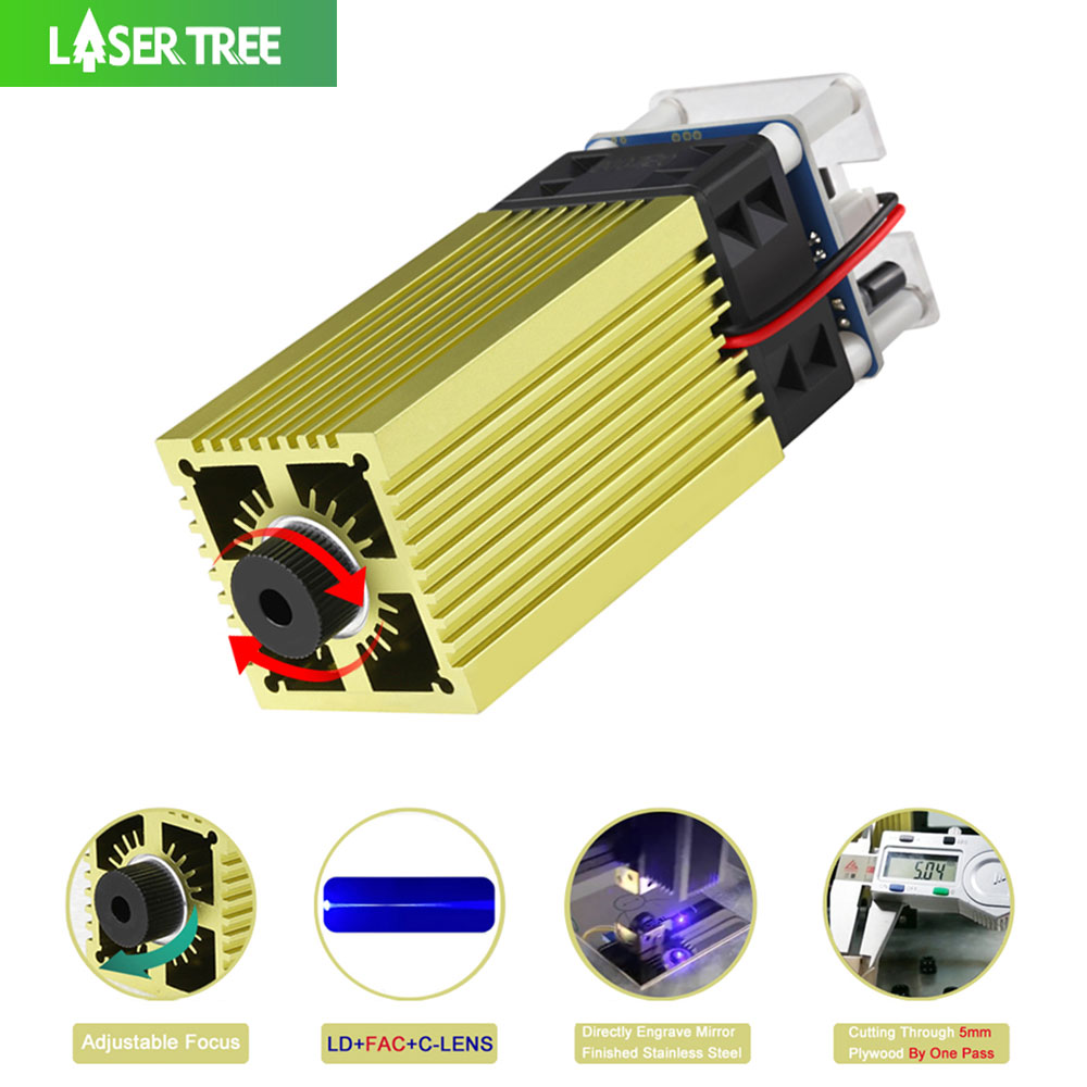 レーザーツリーフォーカス調整可能なブルーレーザーモジュール、 - Industrial Handheld Laser Engraver のレビューと価格