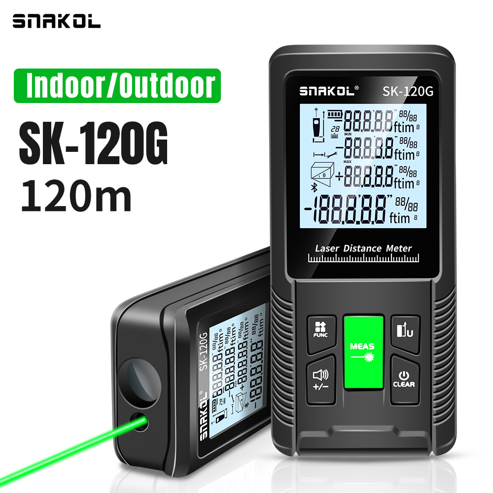 SNAKOL 3-in-1高精度レーザー距離計テープメジャー - Industrial Laser Rangefinder のレビューと価格