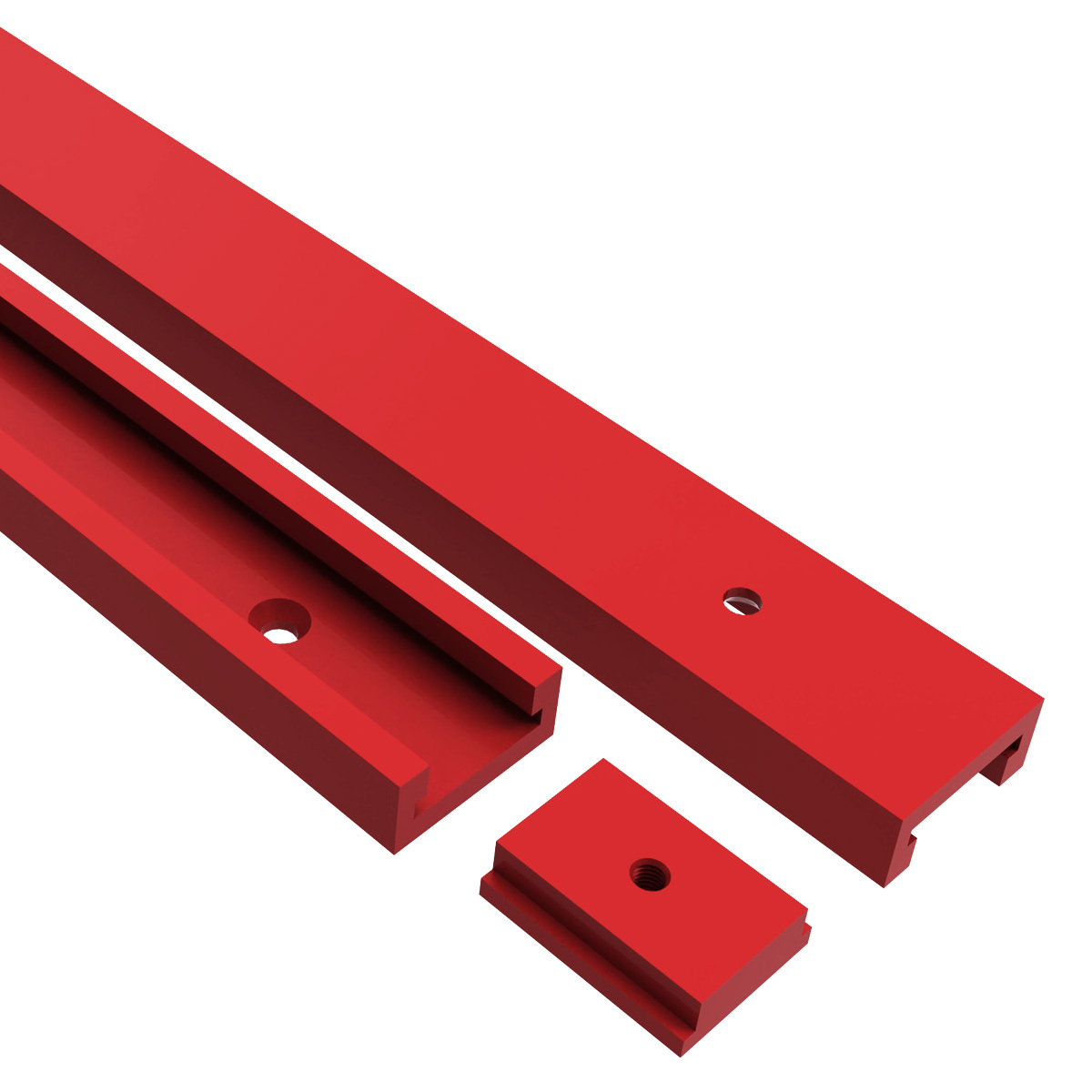 木工ミットスロット付きアルミニウムTスライダー,測定ガイド, - Aluminum T-Slot Profile のレビューと価格