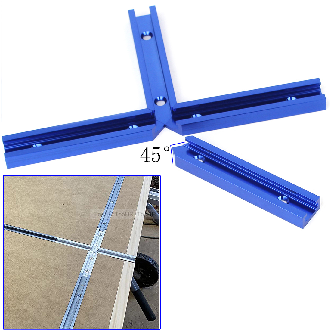 19 ミリメートル T トラックスロットマイタートラックジグ - Aluminum T-Slot Profile のレビューと価格