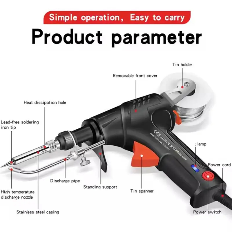 多機能はんだごてはんだ付けガンセットハンドヘルドアイロン溶接 - Industrial Handheld Laser Welder のレビューと価格